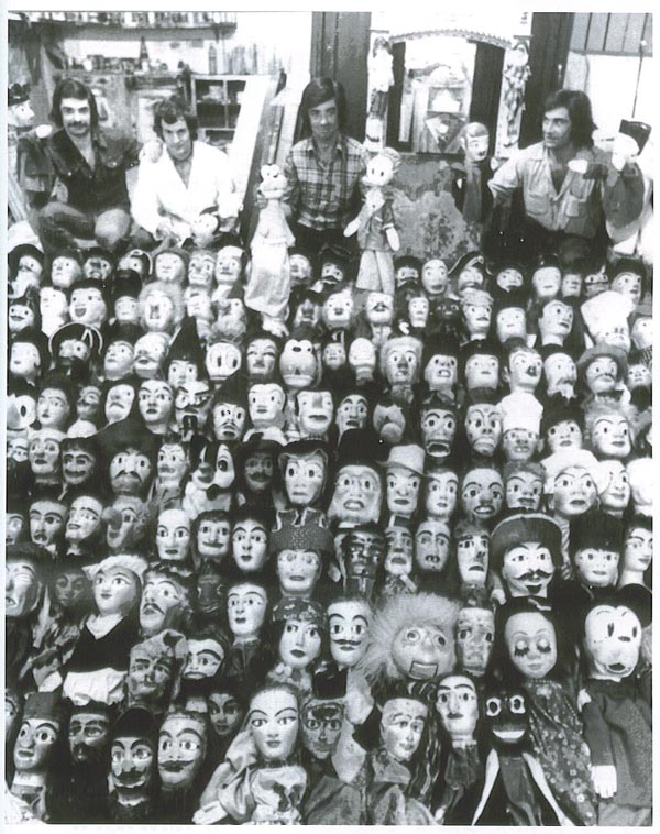 Collection de marionnettes de la famille Guerin