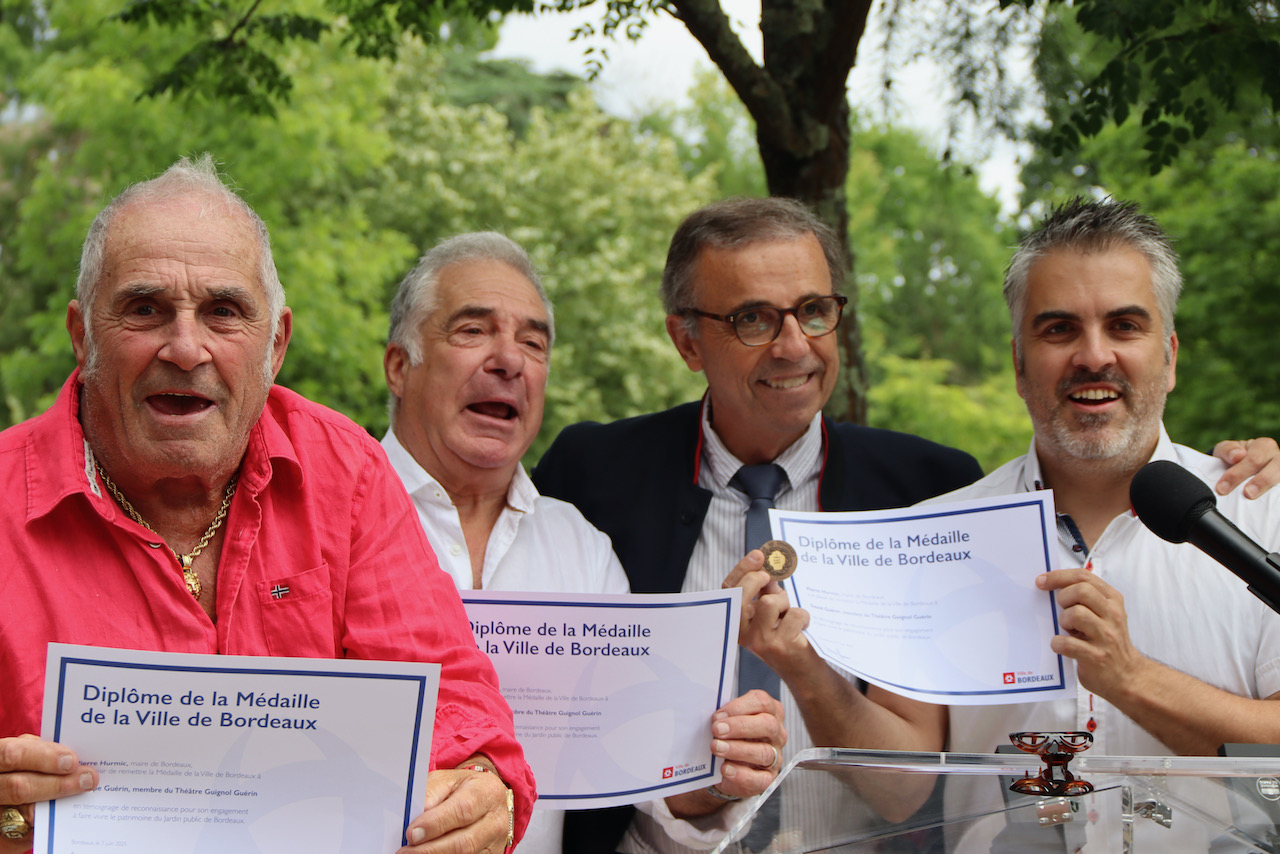 Philippe Guérin, André Guérin, Pierre Hurmic, David Guérin